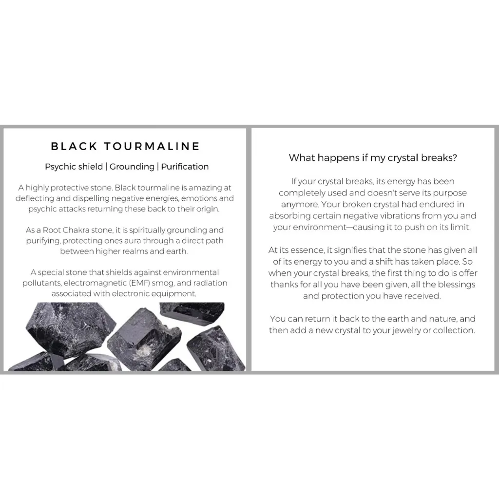 Black Tourmaline Tumbled Pocket Stone