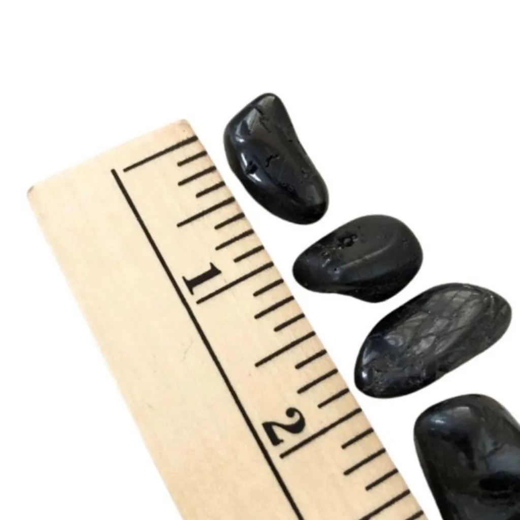 Black Tourmaline Tumbled Pocket Stone