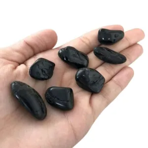 Black Tourmaline Tumbled Pocket Stone