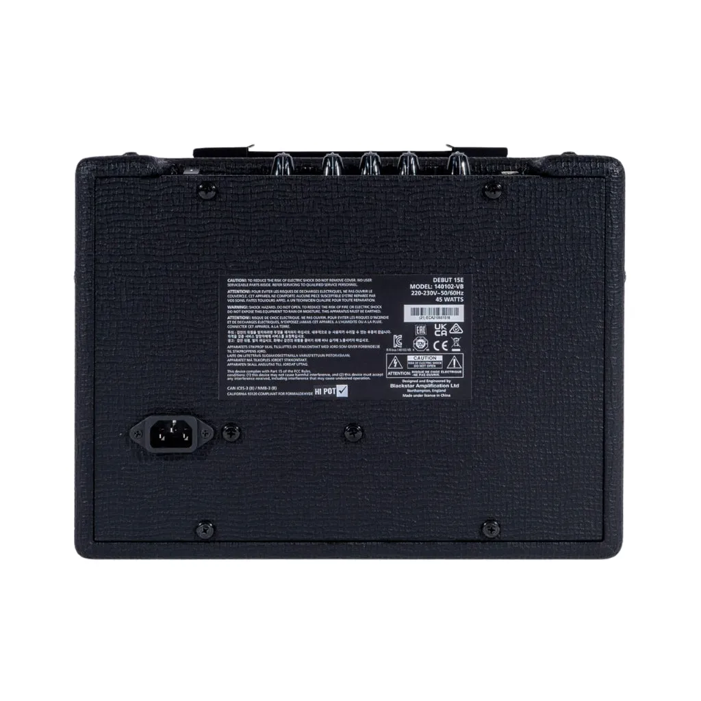 Blackstar Debut 15 2x3-inch 15-Watt Combo Amp - Black