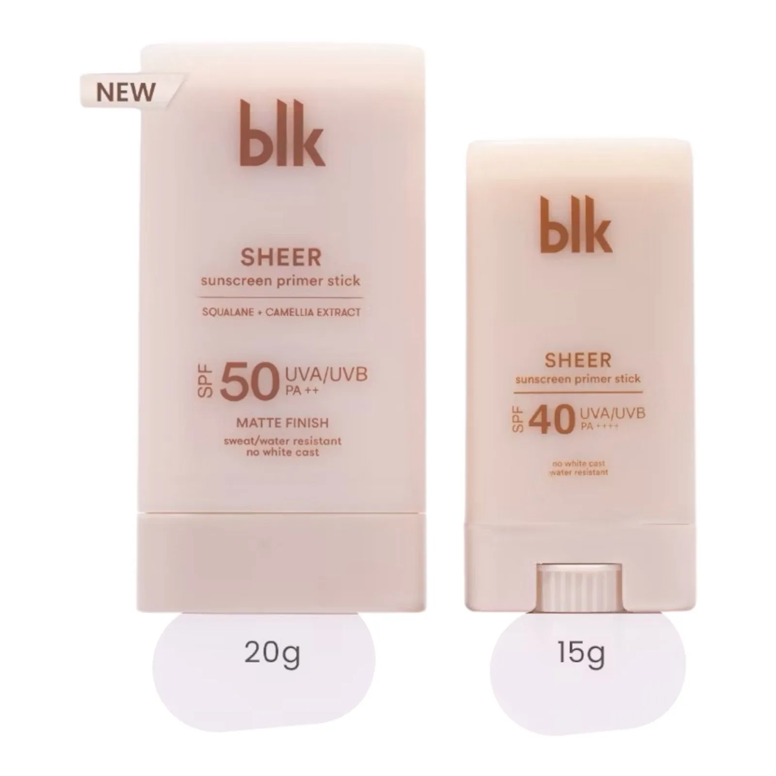 BLK Cosmetics Universal Sheer Sunscreen Primer Stick SPF 40 UVA/UVB PA     (15g/20g)