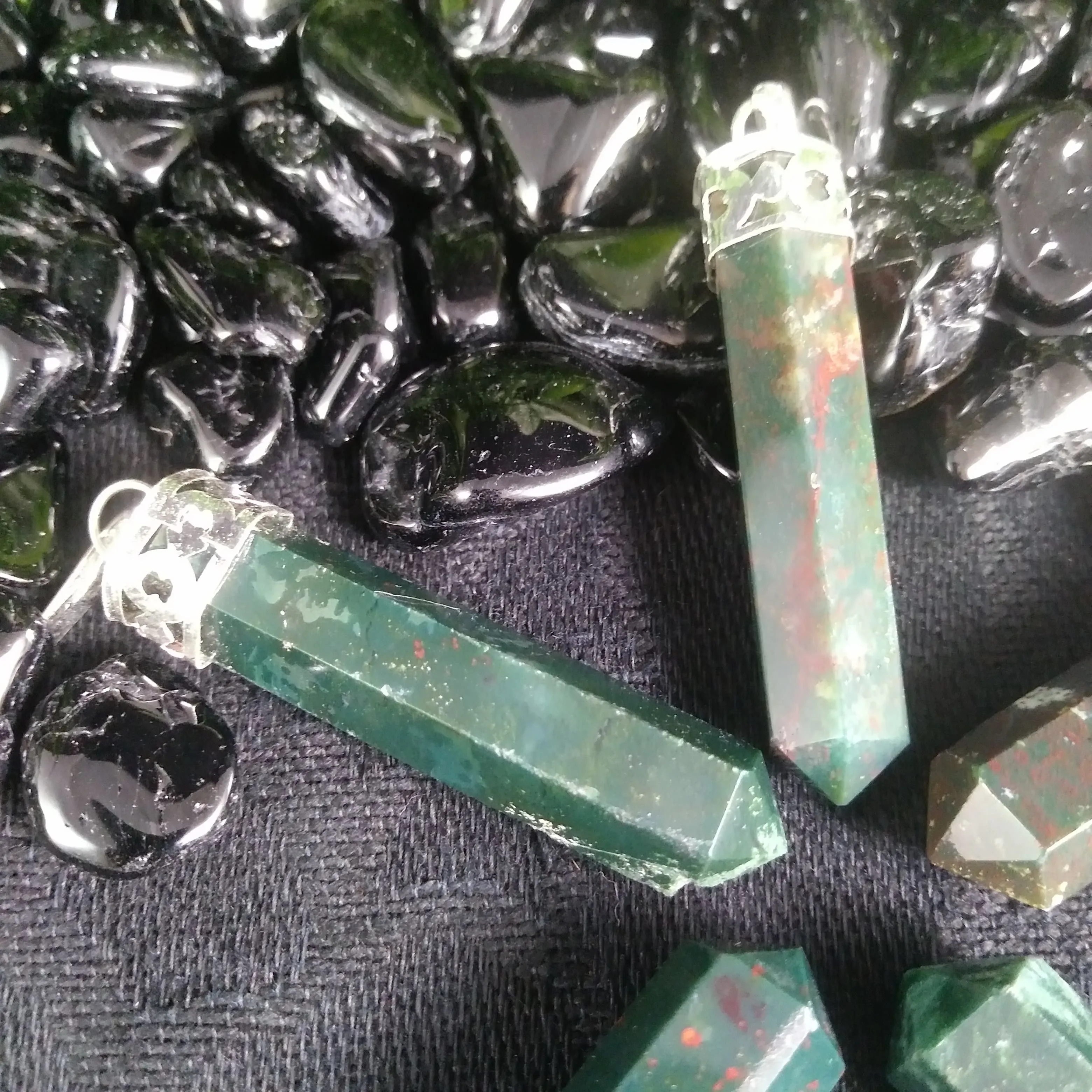 Bloodstone Point Pendant