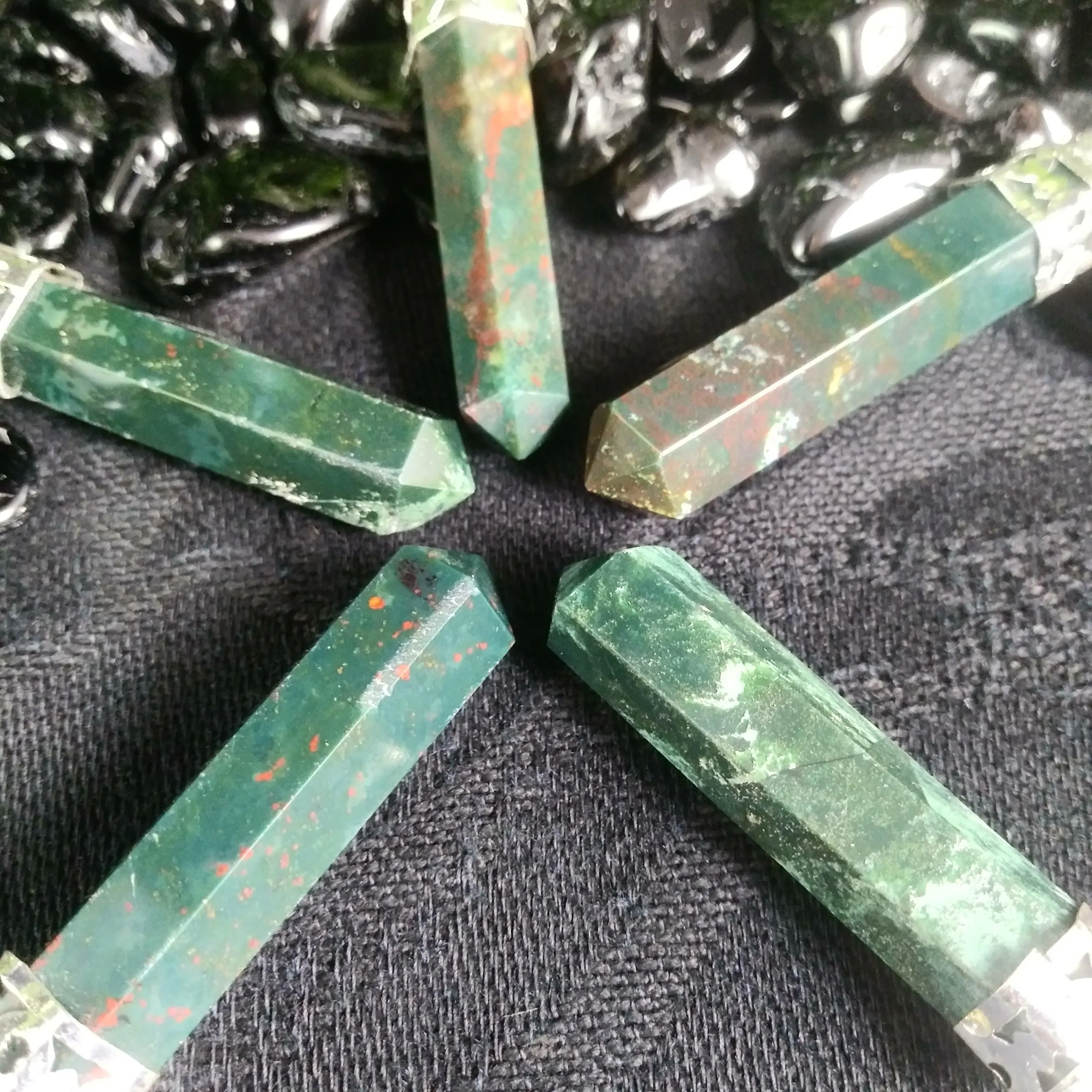 Bloodstone Point Pendant