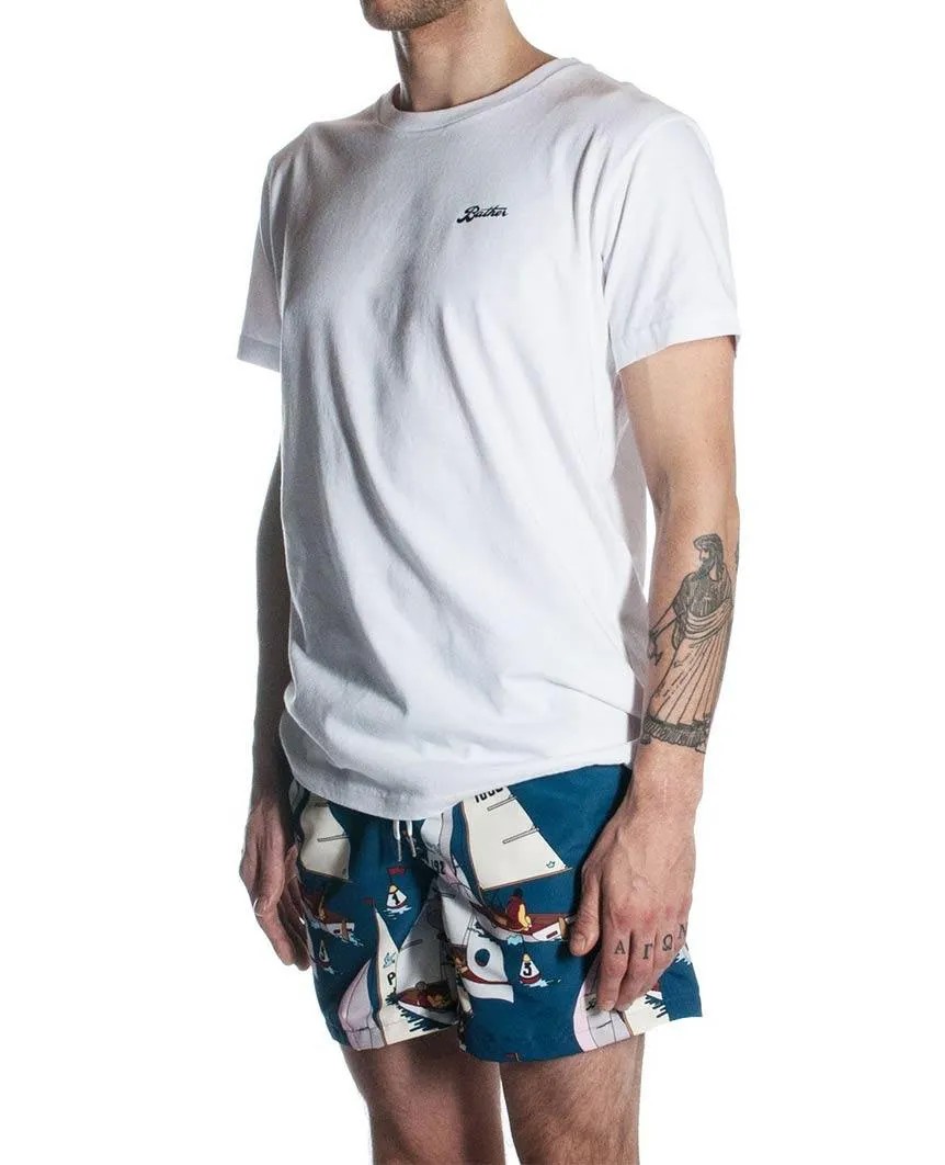 Blue Afternoon Sail Swim Trunk