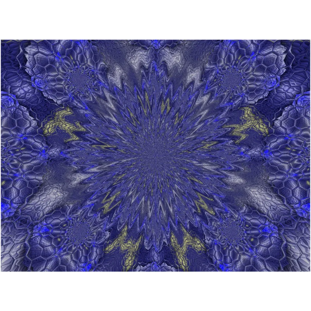 Blue Hex Canvas Posters