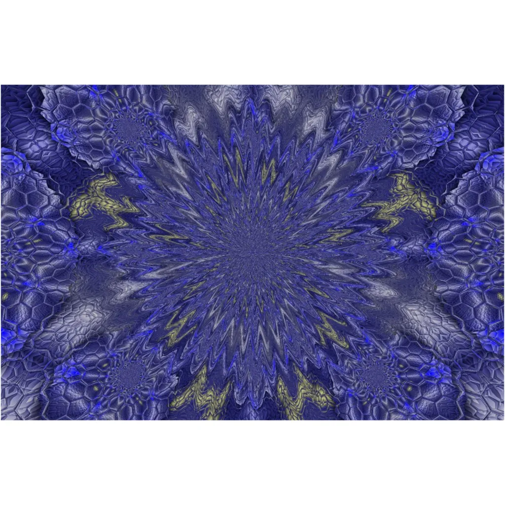 Blue Hex Canvas Posters