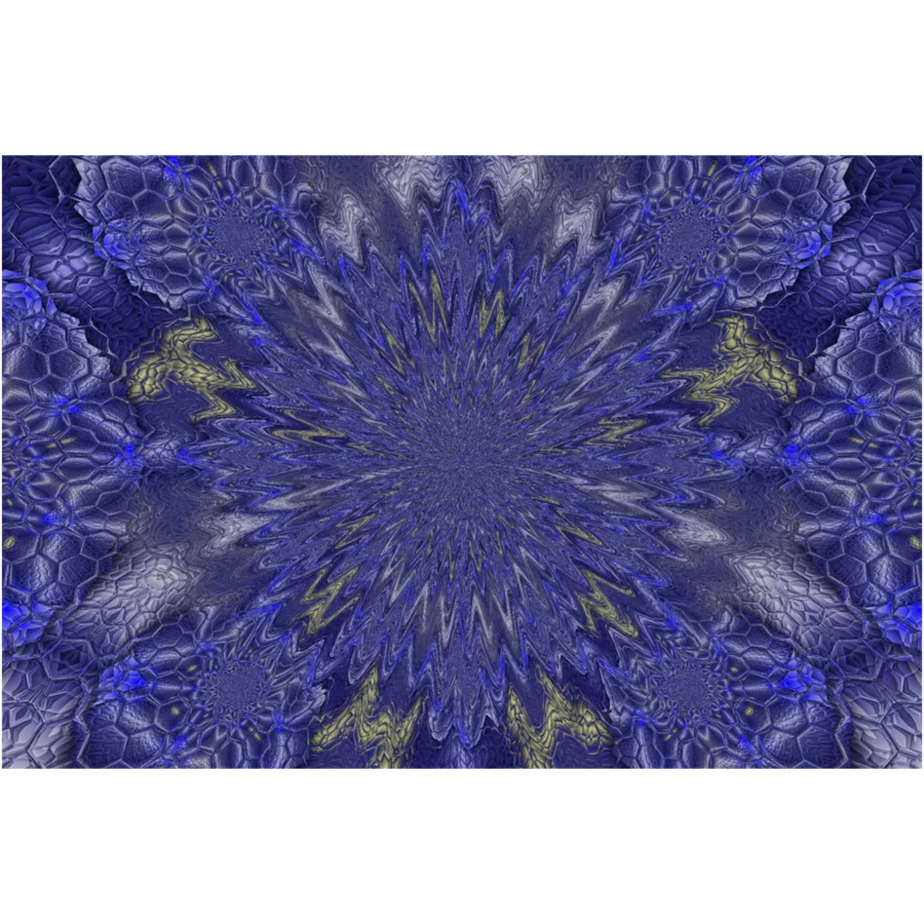 Blue Hex Canvas Posters
