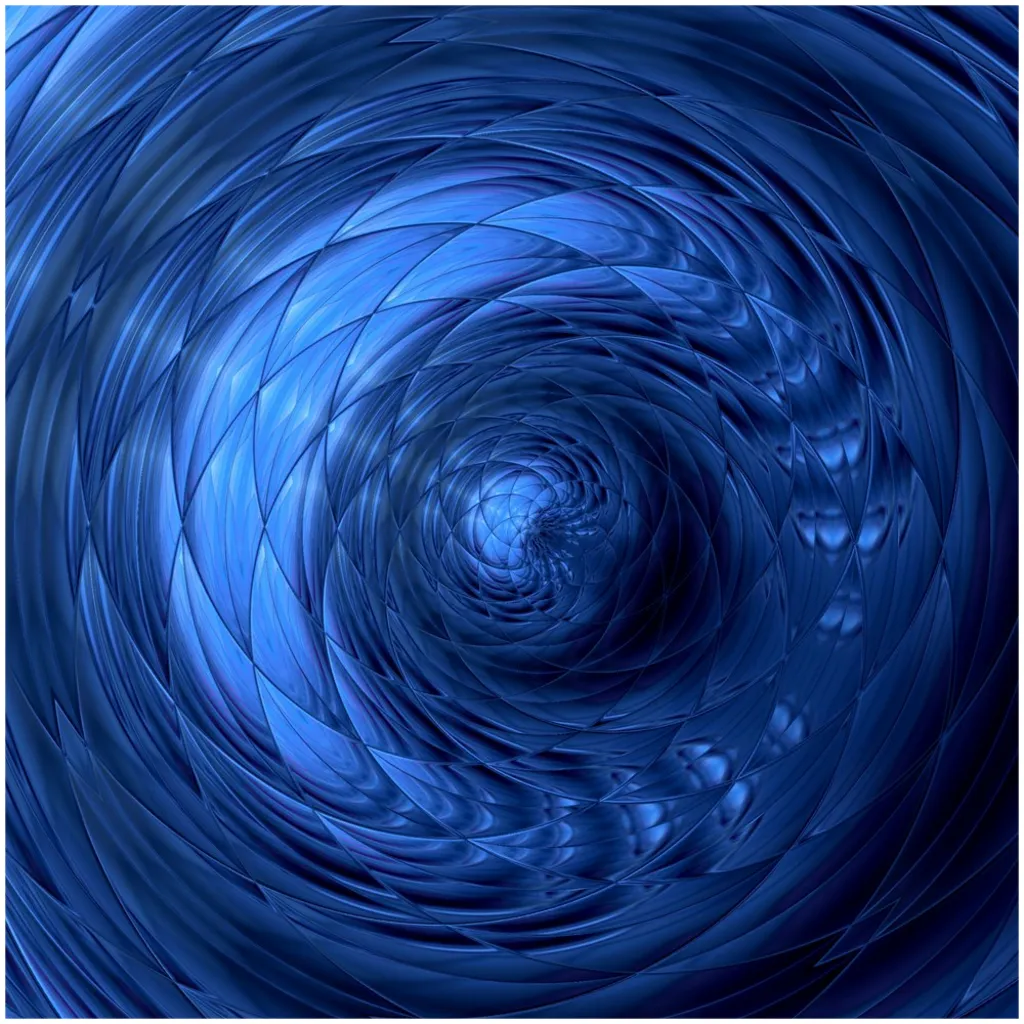 Blue Portal Canvas Posters