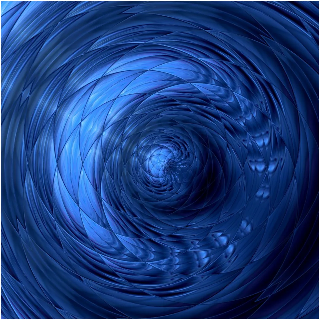 Blue Portal Canvas Posters