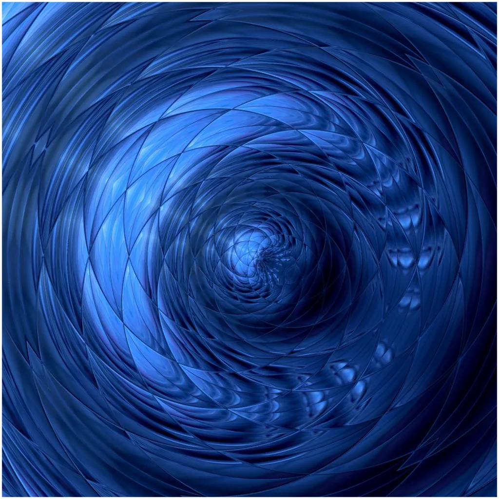 Blue Portal Canvas Posters