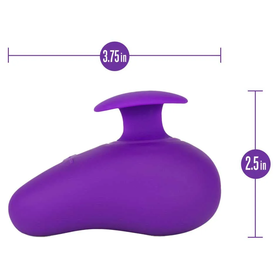 Blush Wellness Palm Sense RumbleTech Purple UltraSilk Vibrator