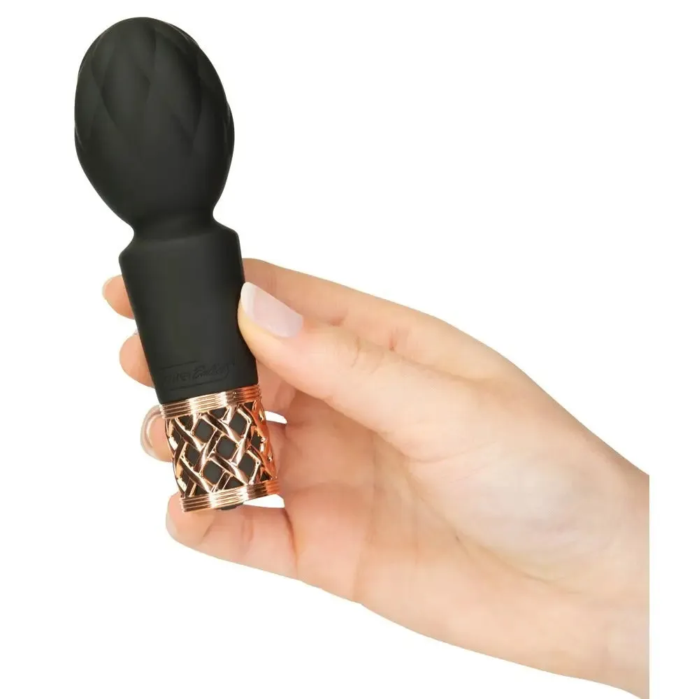 Bms Enterprises Silicone Black Rechargeable Mini Wand Massager