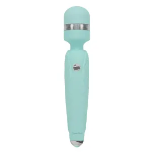 Bms Enterprises Silicone Green Rechargeable Cheeky Wand Massager with Travel Lock
