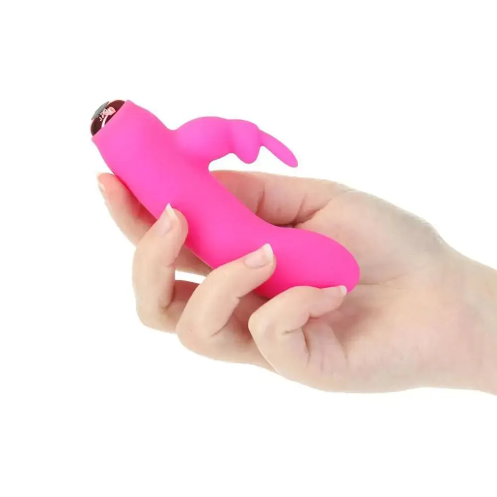Bms Enterprises Silicone Pink Bunny Rechargeable Rabbit Vibrator