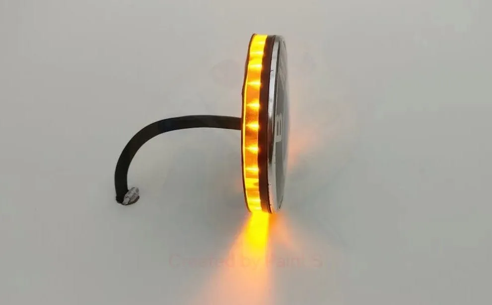 BMW embleem Led zijknipperlichten set 74mm met of zonder dagrijverlichting