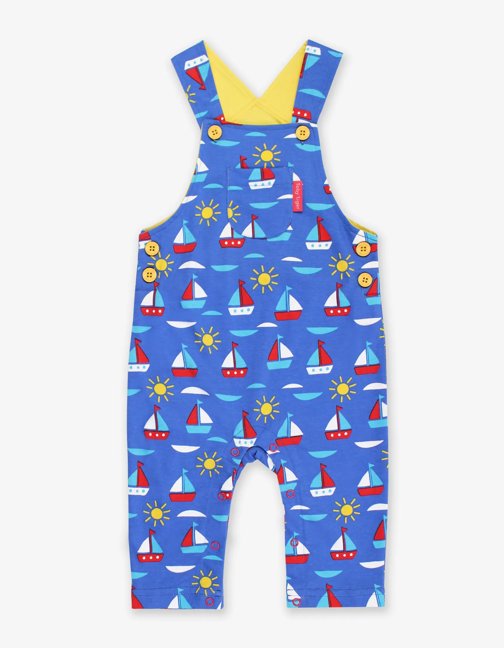Boat Print Dungarees