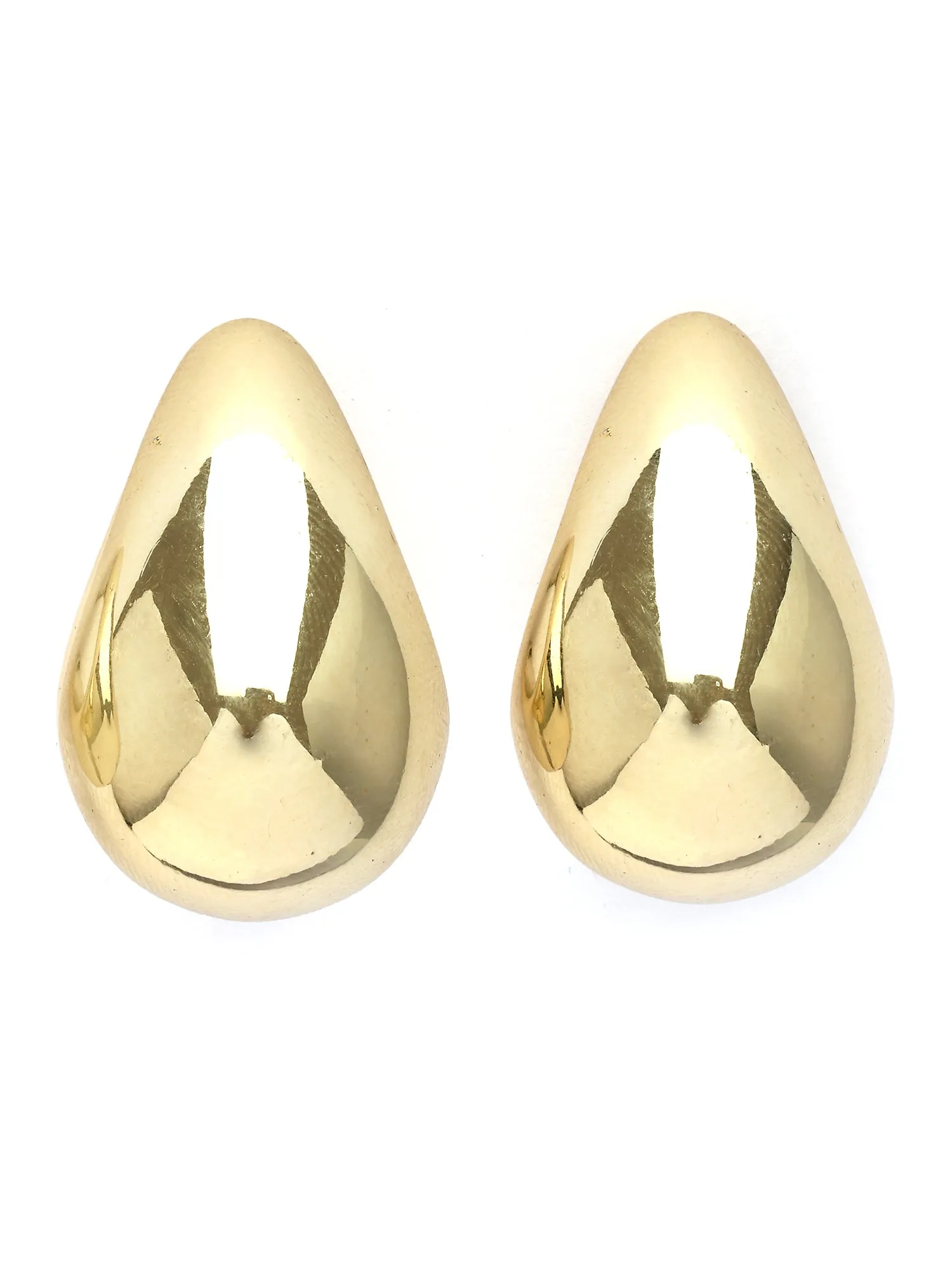 Bohey by KARATCART Gold Plated Drop Shape Earrings for Women