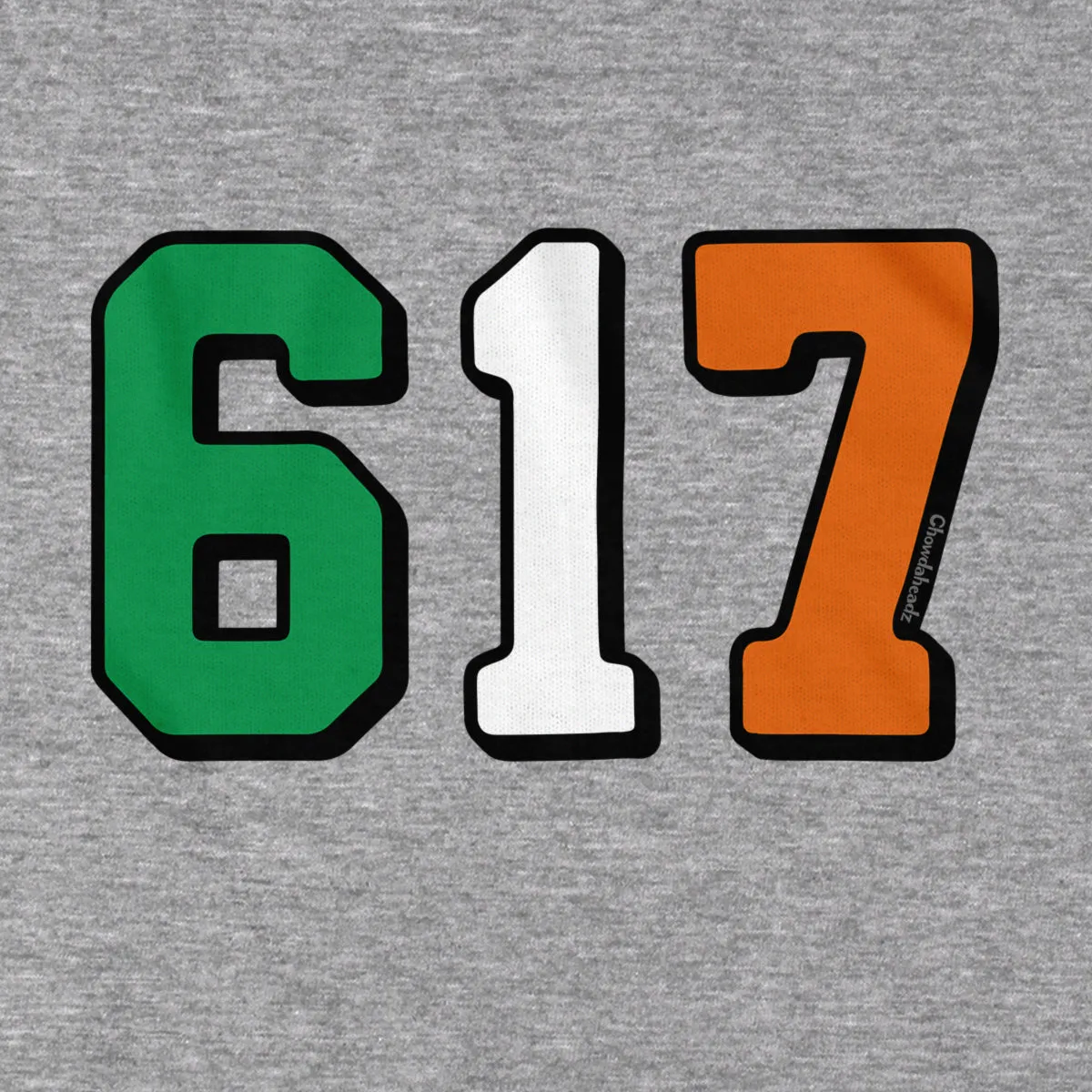 Boston 617 Irish Flag Tailgater Hoodie