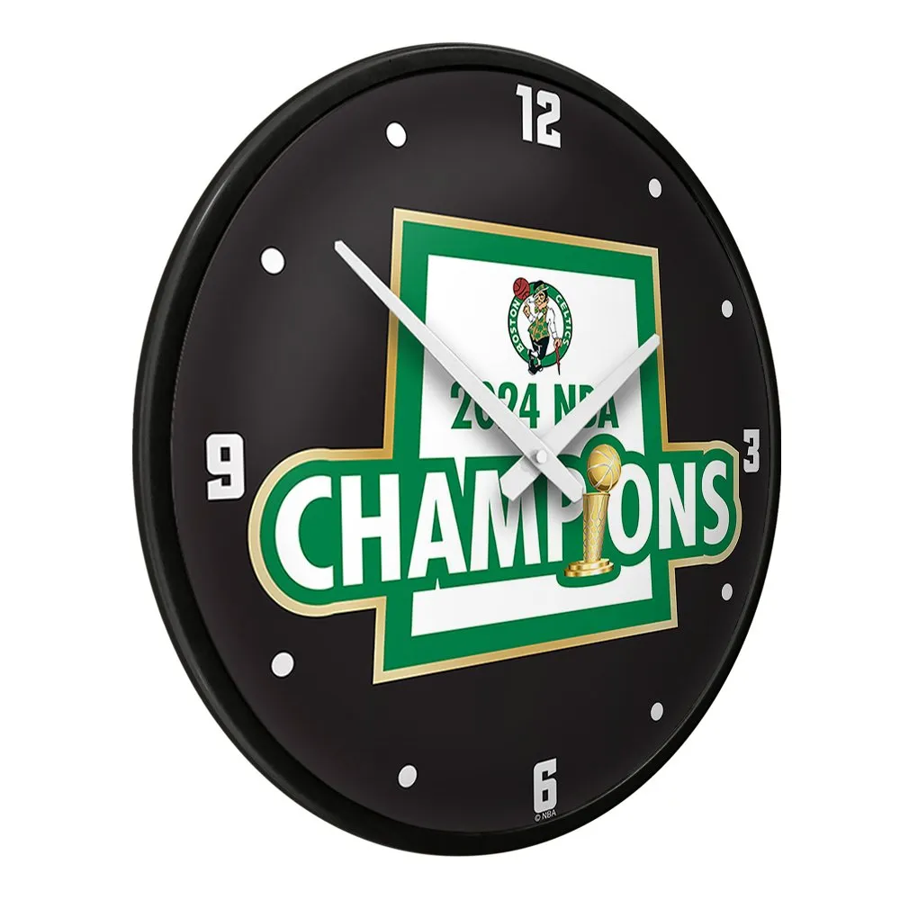 Boston Celtics: 2024 NBA Champions - Modern Disc Wall Clock