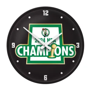 Boston Celtics: 2024 NBA Champions - Modern Disc Wall Clock