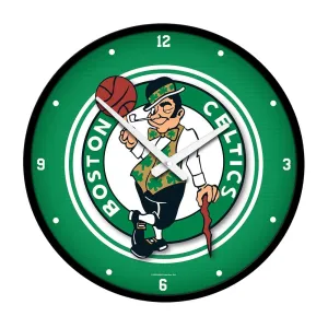 Boston Celtics: Modern Disc Wall Clock