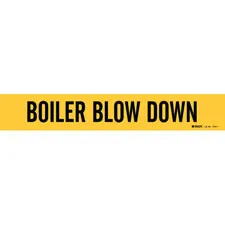Brady BOILER BLOW DOWN Pipe Marker|Buy Online