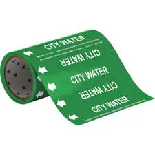Brady CITY WATER Roll Form Pipe Marker|Buy Online