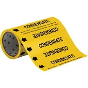 Brady CONDENSATE Roll Form Pipe Marker|Buy Online