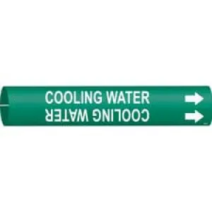 Brady COOLING WATER Snap-On Pipe Marker|Buy Online