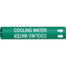 Brady COOLING WATER Snap-On Pipe Marker|Buy Online
