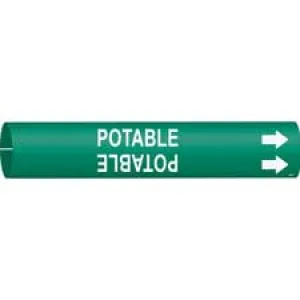 Brady POTABLE Snap-On Pipe Marker|Buy Online