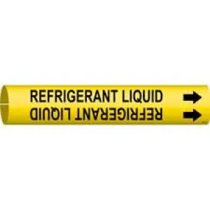 Brady REFRIGERANT LIQUID Snap-On Pipe Marker/ Buy Online