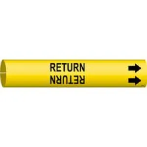 Brady RETURN Snap-On Pipe Marker|Buy Online