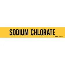 Brady SODIUM CHLORATE Pipe Marker|Buy Online