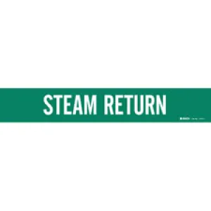 Brady STEAM RETURN Pipe Marker|Buy Online