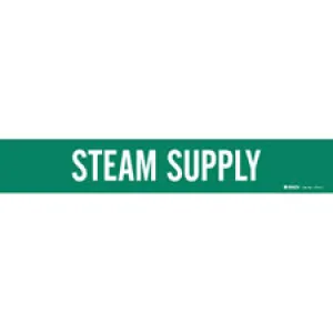 Brady STEAM SUPPLY Pipe Marker|Buy Online