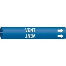 Brady VENT Snap-On Pipe Marker|Buy Online