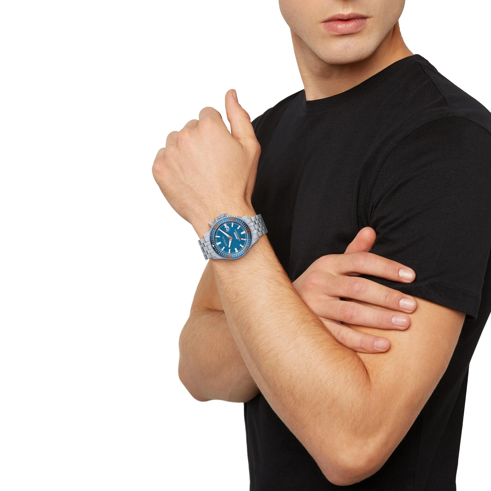Breil Clock Manta P.R.O. 40.5mm Blu Hybrid Automatic Steel Tw2015