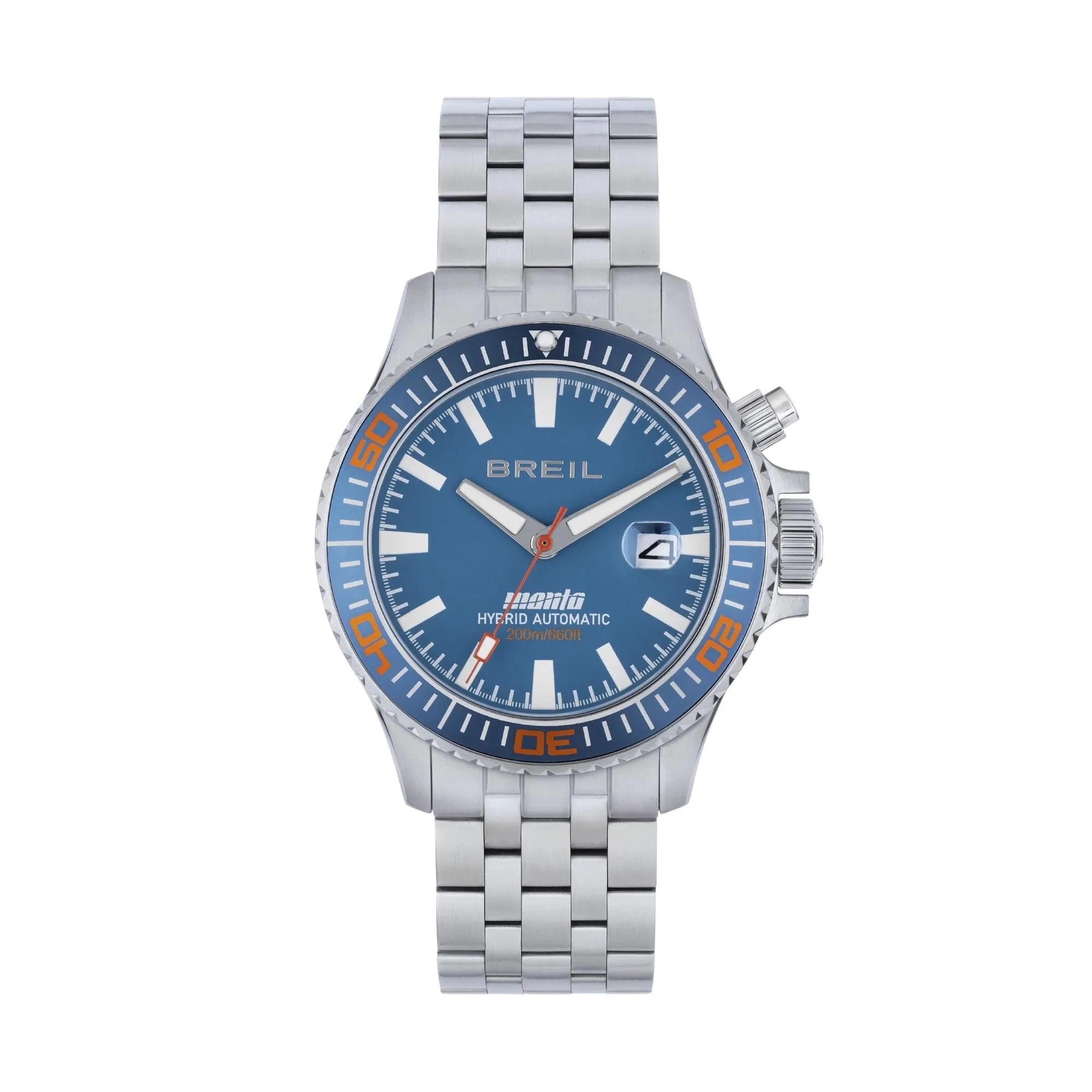Breil Clock Manta P.R.O. 40.5mm Blu Hybrid Automatic Steel Tw2015