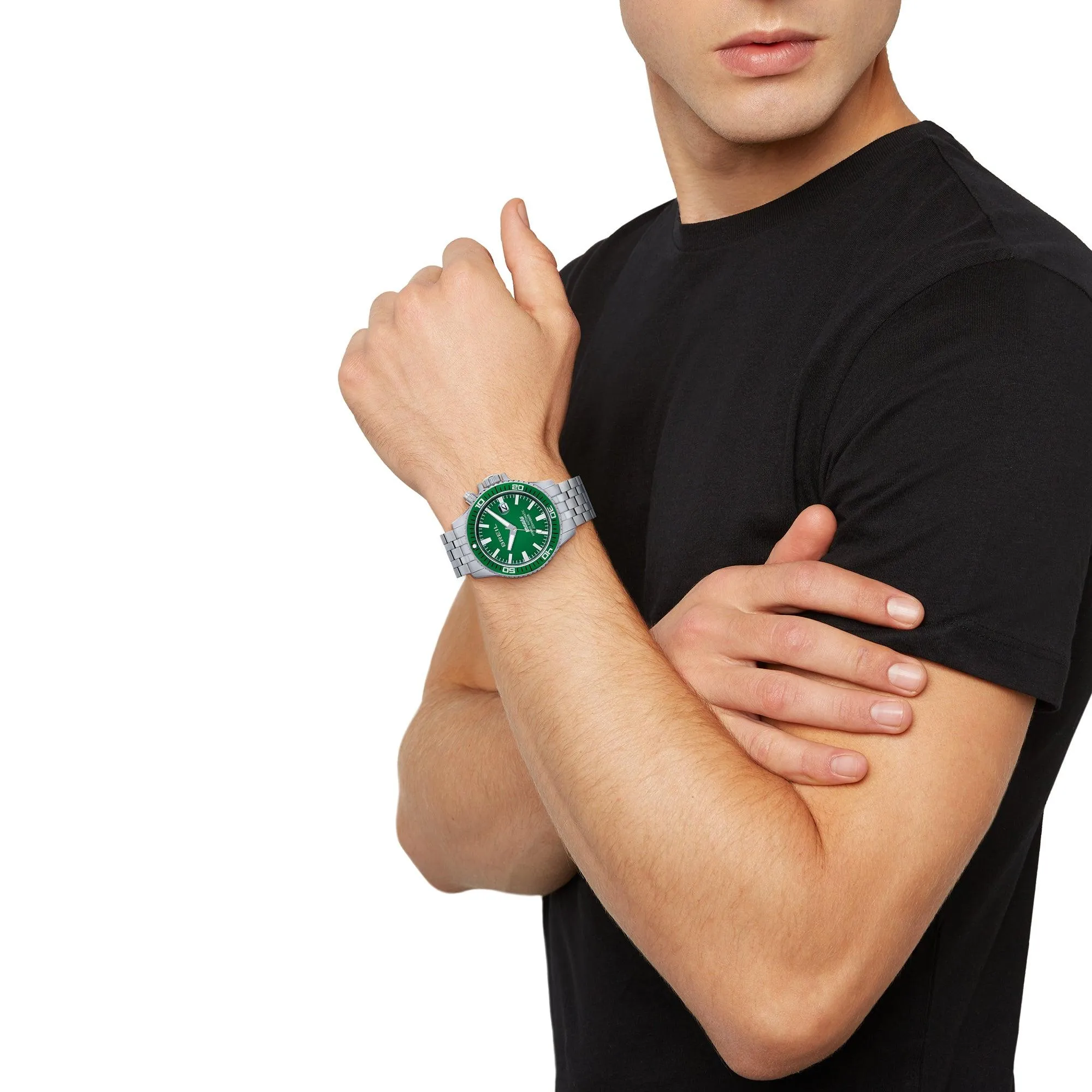 Breil Clock Manta P.R.O. 40.5mm green Hybrid Automatic Steel Tw2032