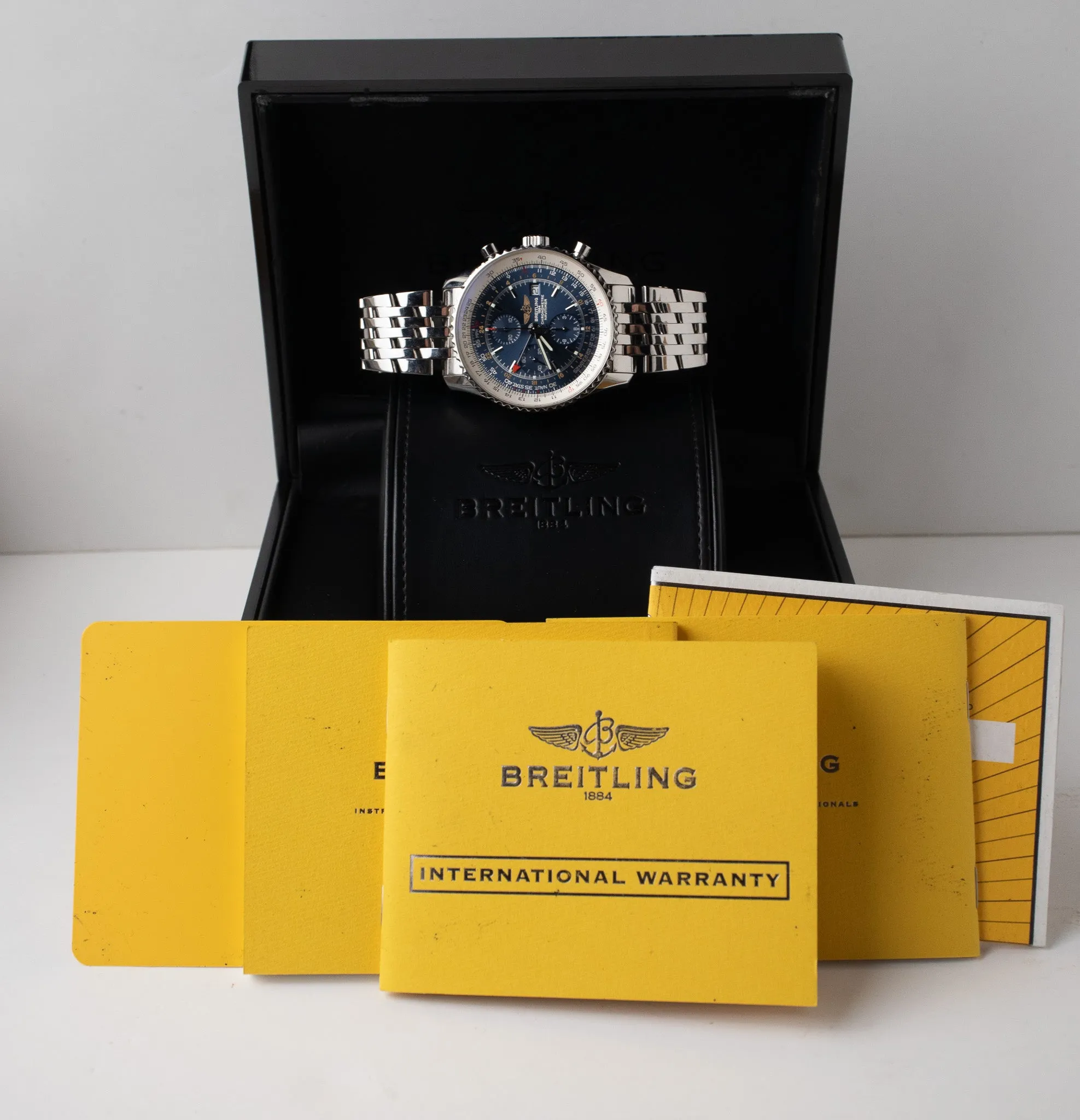 Breitling Navitimer World GMT A24322 Blue