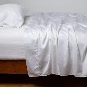 Bria Fitted Sheet - White - King