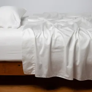 Bria Fitted Sheet - Winter White - King