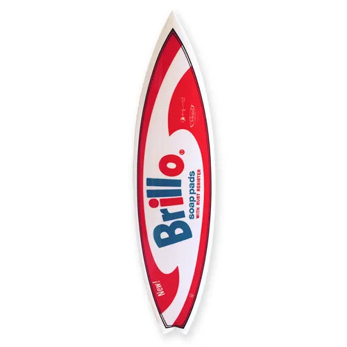 Brillo Surfboard by Andy Warhol
