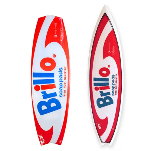 Brillo Surfboard by Andy Warhol