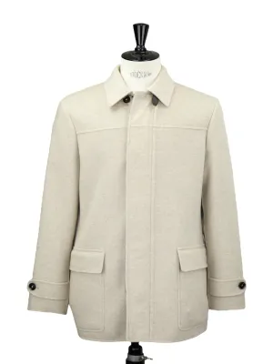 Brioni Beige Pure Cashmere Splittable Field Jacket