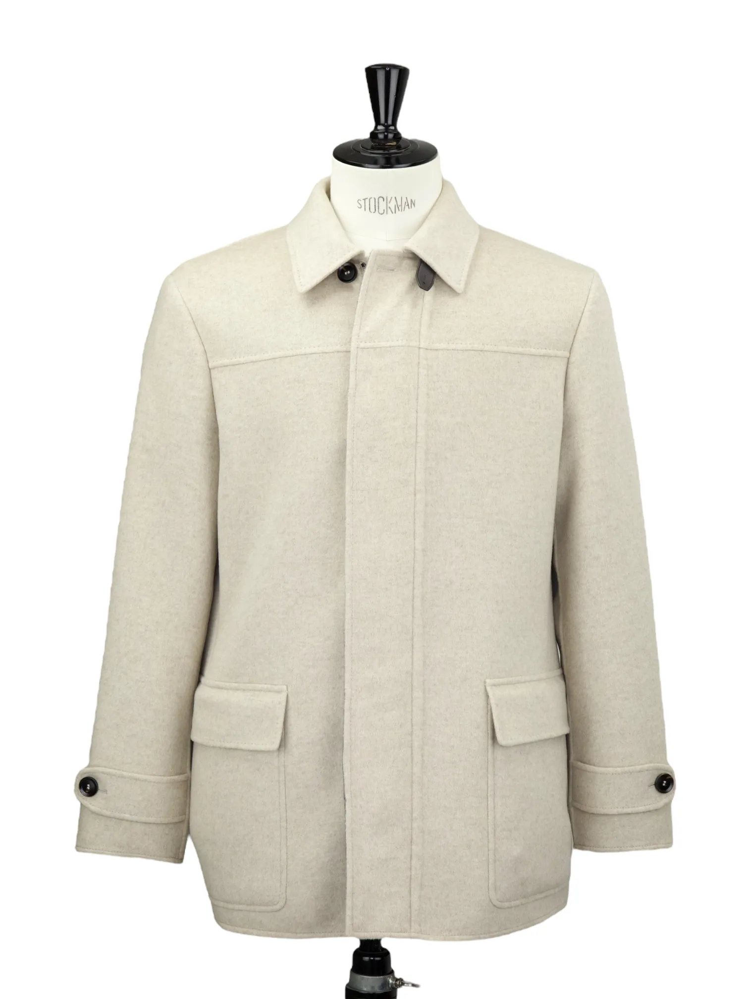 Brioni Beige Pure Cashmere Splittable Field Jacket
