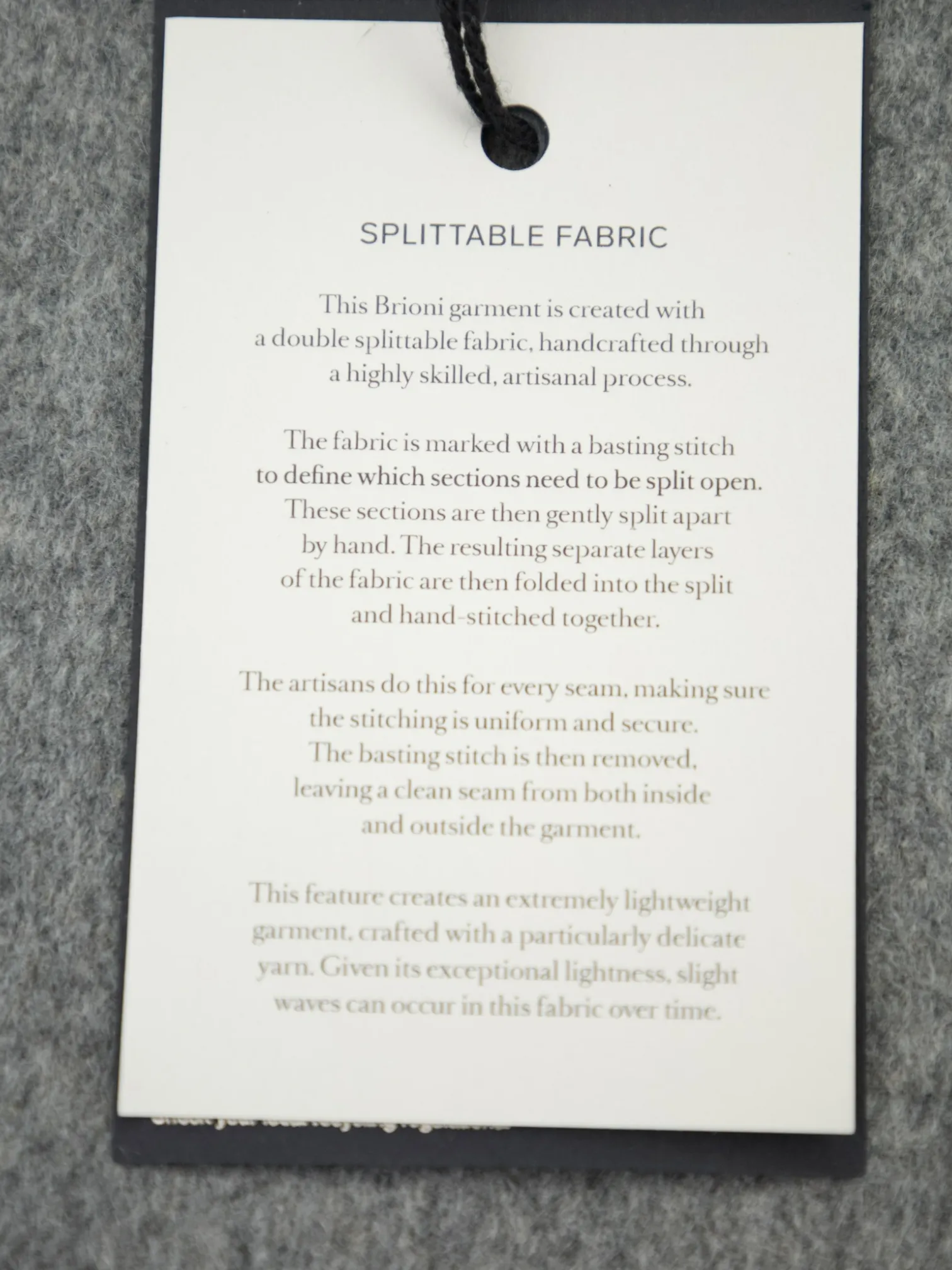 Brioni Beige Pure Cashmere Splittable Field Jacket