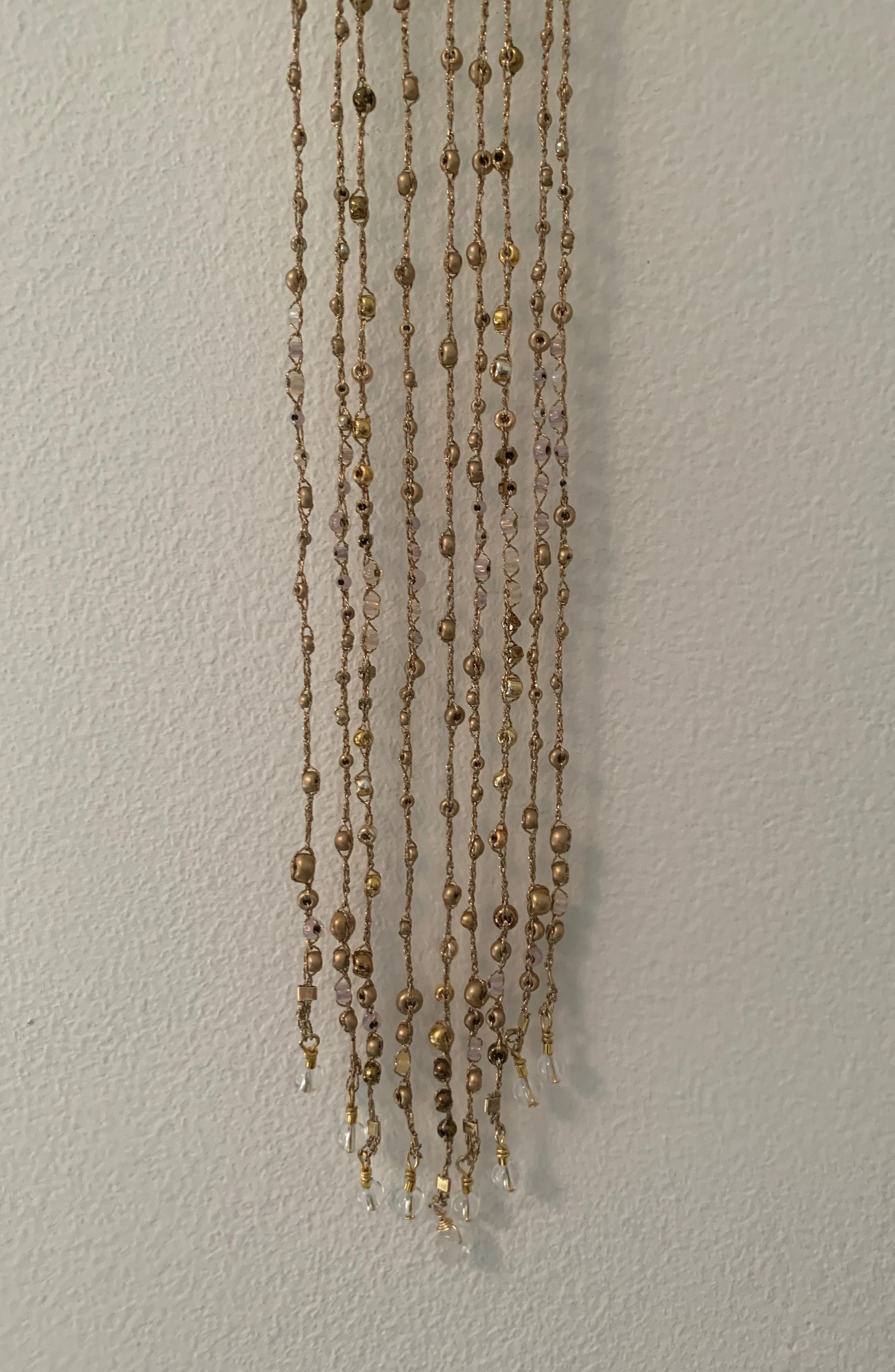 Brooch Fringe Necklace