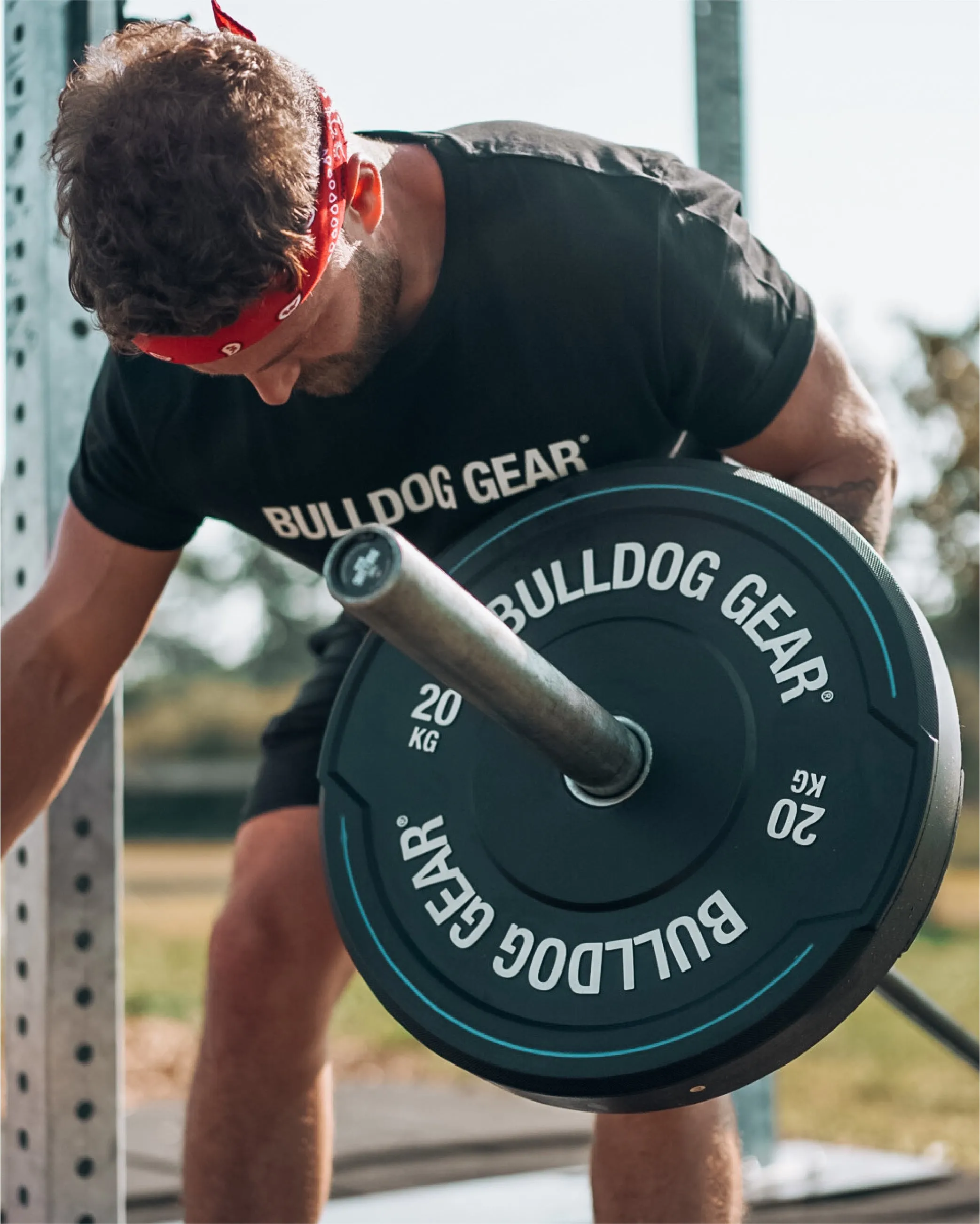 Bulldog Gear - Hybrid 2.0 Black Rubber Bumper Plates